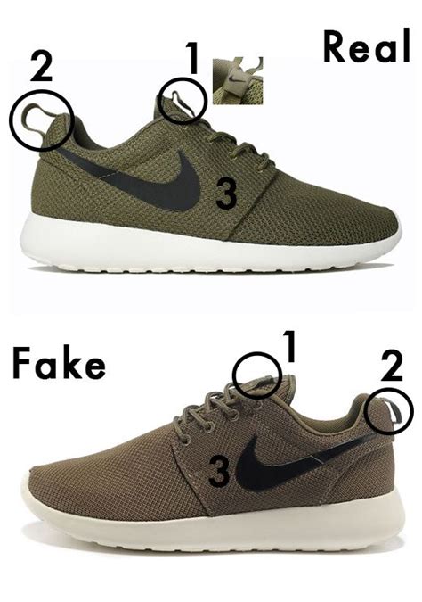 nike roshe original vs fake|are real nikes real.